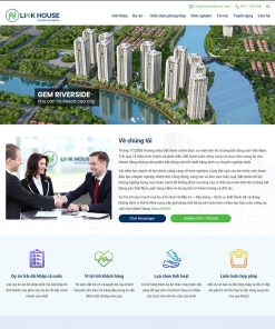 Mẫu web bất động sản 28