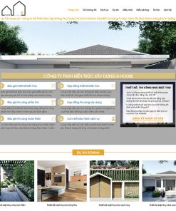 Theme wordpress thiết kế biệt thự