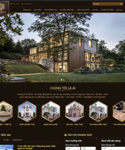 Theme wordpress thiết kế biệt thự 02