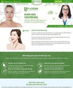 Theme wordpress flatsome dạy thẩm mỹ