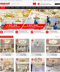 Theme wordpress bán đèn trang trí