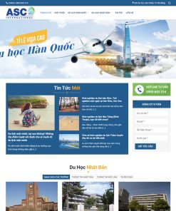 Theme wordpress flatsome du học