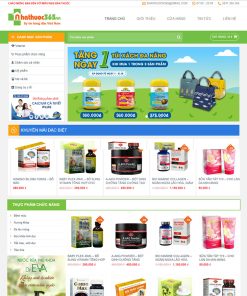 Theme wordpress dược phẩm 02