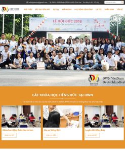 Theme wordpress đào tạo tiếng Đức