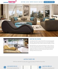 Theme wordpress landing page ghế tình yêu