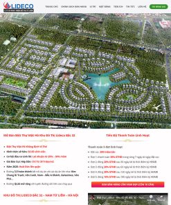 Theme wordpress flatsome bất động sản Lideco