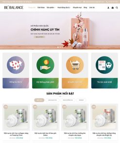Theme wordpress flatsome mỹ phẩm 08