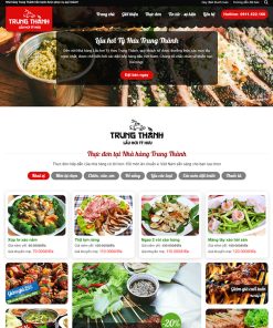 Theme wordpress nhà hàng 03