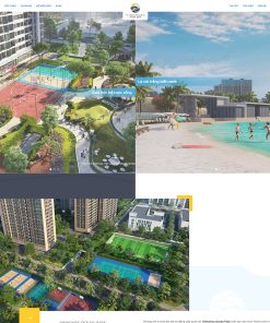 Theme wordpress bất động sản ocean park