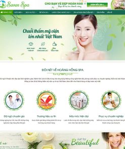 Mẫu website Spa 01