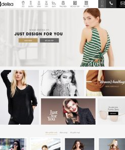 Mẫu web thời trang 01