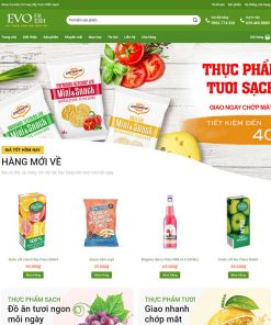 Theme wordpress thực phẩm 02