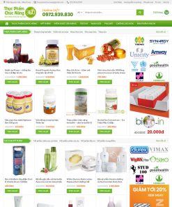 Theme wordpress thực phẩm chức năng 06