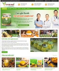 Theme wordpress tinh bột nghệ 01