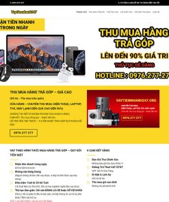 Theme wordpress flatsome dịch vụ cho vay