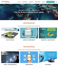 Theme wordpress dịch vụ viễn thông 01