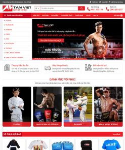Theme wordpress bán đồ võ